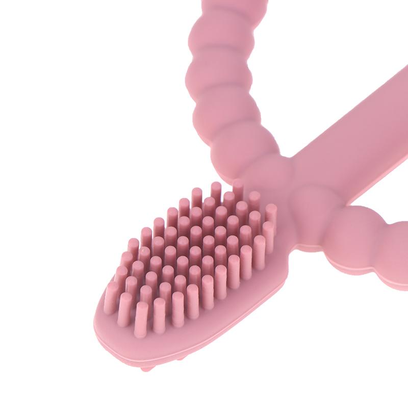 1 sztuka Silikonowy gryzak dla niemowląt Bez BPA Jakość spożywcza Silikonowy patyczek do ząbkowania dla niemowląt Do łańcuszka na smoczek Akcesoria dla dzieci