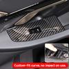 Car Window Lift Switch Cover Trim Decoration Window Lift Frame Inner Door Bowl Stickers For BMW 5 Series G60 I5 2025 Accessories