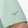 Mizuno Baseball T-Shirt, Unisex, 12JACT81, Frosty Green, Size M, Exclusive to Mizuno Direct Stores