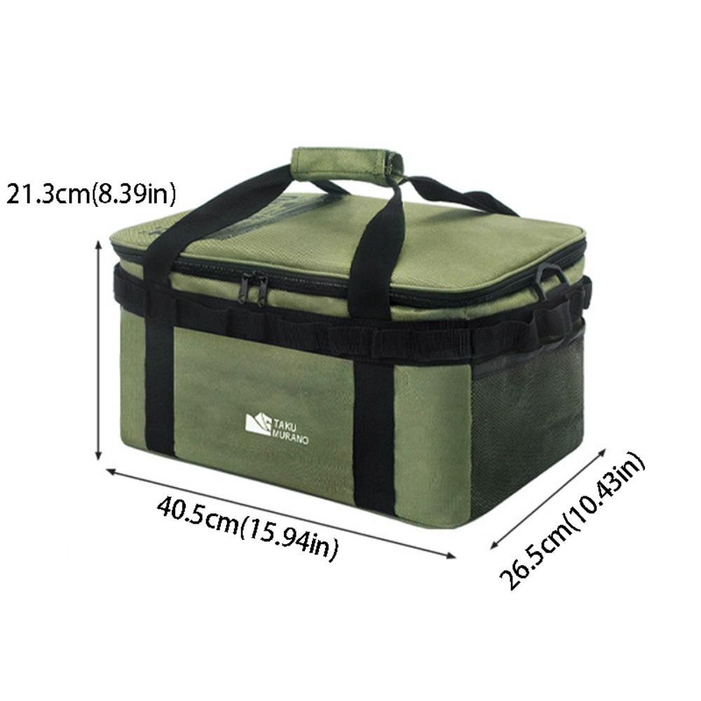 Portable Design Large Capacity Bag Waterproof Travel Tableware Bag  Outdoor Activities