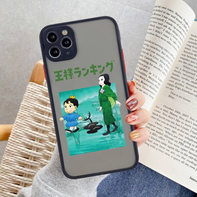 Ranking of Kings Phone Case For iphone 13 12 11 Pro Max Mini XS 8 7 Plus X SE 2020 XR Matte Transparent Cover