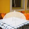 Foldable Dining Table Cover, Mosquito Net, Fly Net, Easy Storage, Breathable, Dustproof, Convenient, Durable, Food Protection, Kitchen Umbrella, Mesh