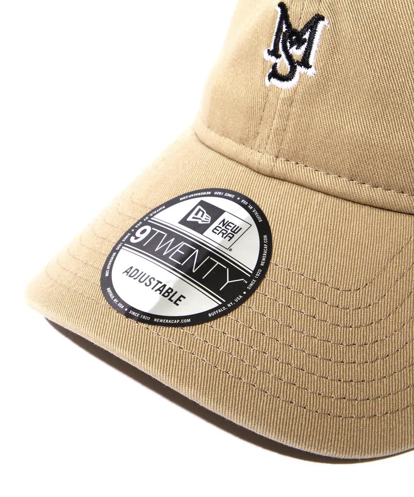 Manastash NEW ERA 9TWENTY MINI LOGO CAP, Mini Logo Cap for Women, F 386, Camel, 792-5974003