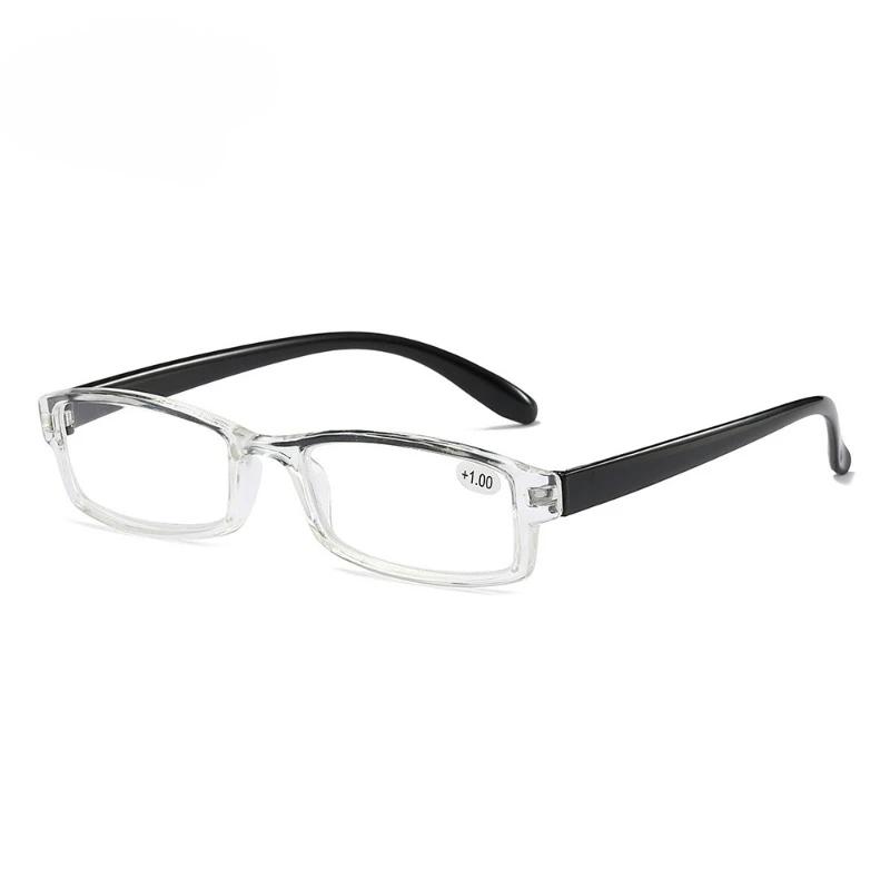 Resin Reading Glasses +1.0 To +4.0 Fashion PC Frame for Men Women Blue Light Blocking Eyeglasses