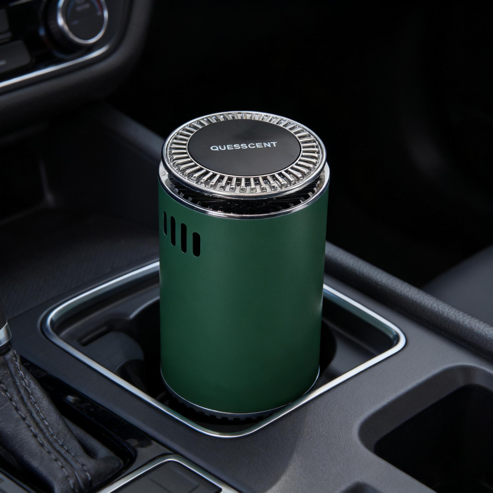 

Alloy Car Interior Perfume Balm | Metal Base Press-type Air Freshener Refill Black Cologne