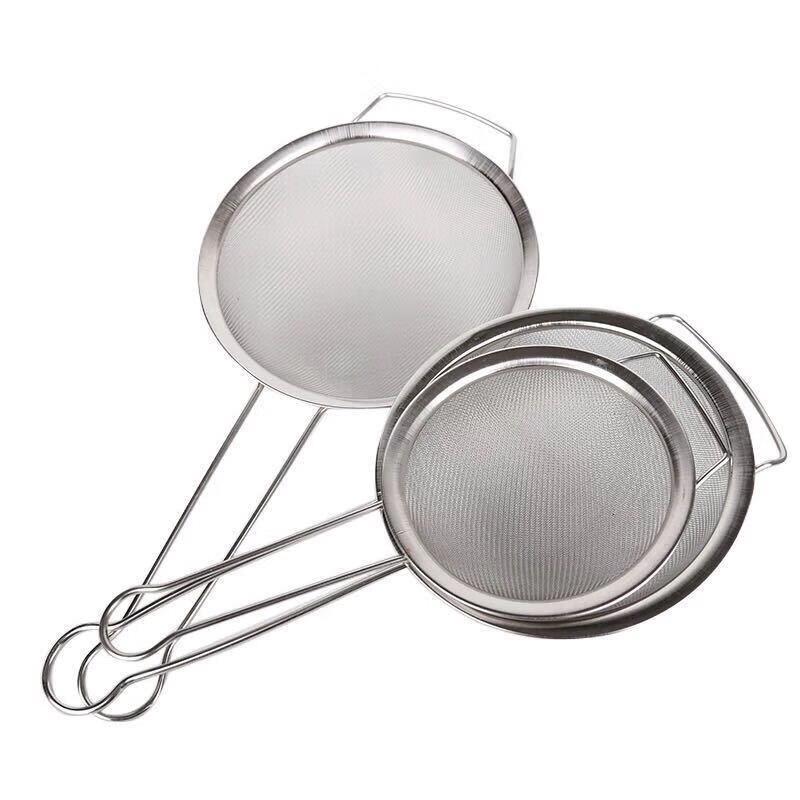 JingJingRS Fine Mesh Handheld Strainer