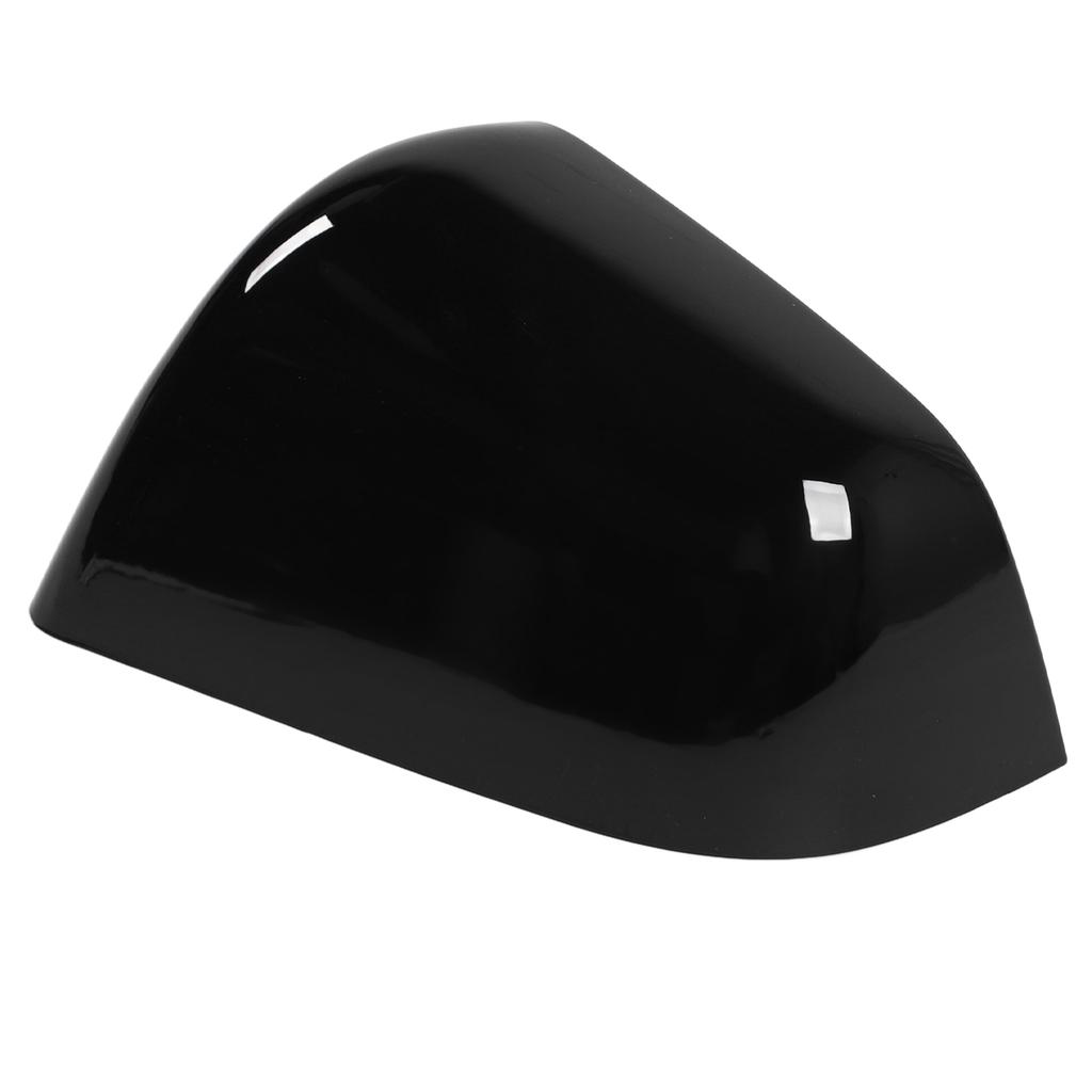 Side Mirror Cap Cover Black Painted Protective Side Rearview Door Mirror Cover Replacement for Tesla Model Y 2020 to