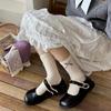Floral Series Bow Knee-High Women's Mid-Calf Socks - Autumn/Winter Niche Original Scrunch Style