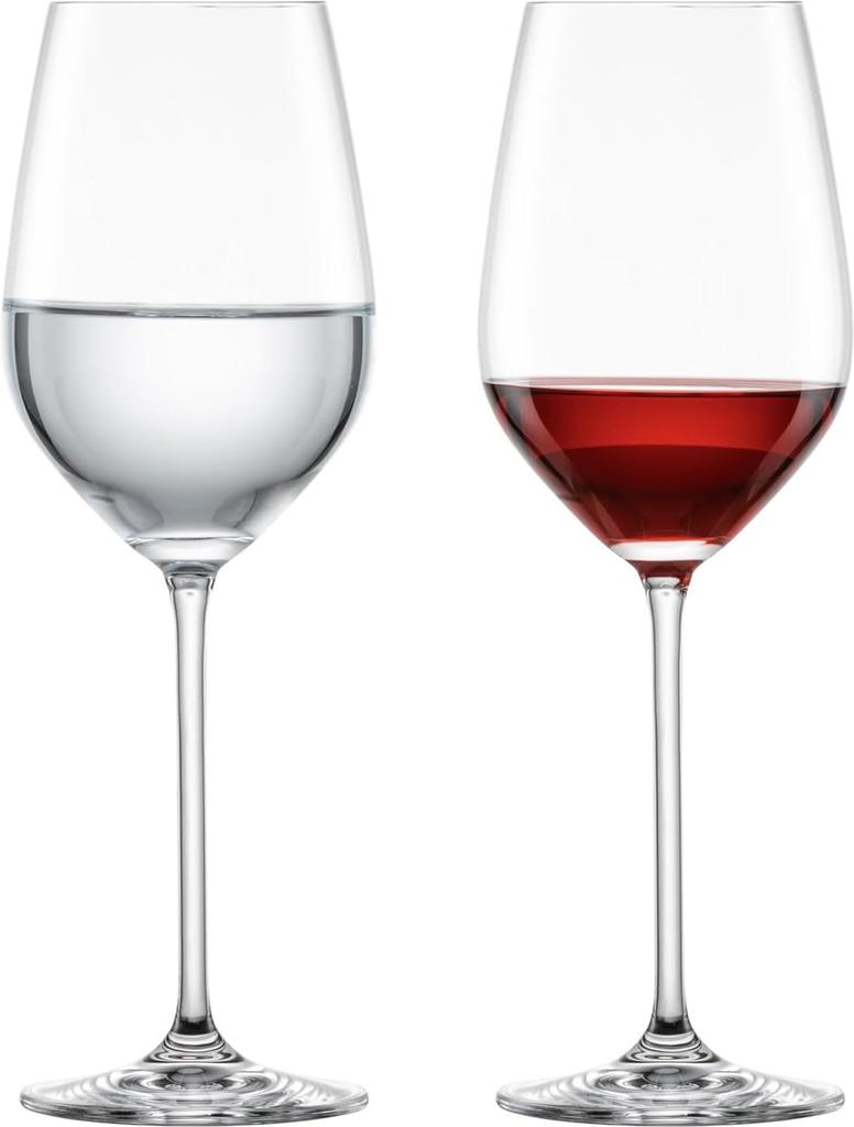 Zwiesel Fortissimo Wine Glasses, Break-Resistant, for Water, Mineral Water, and Soft Drinks, Pair of 2, Machine-Made (m123681)