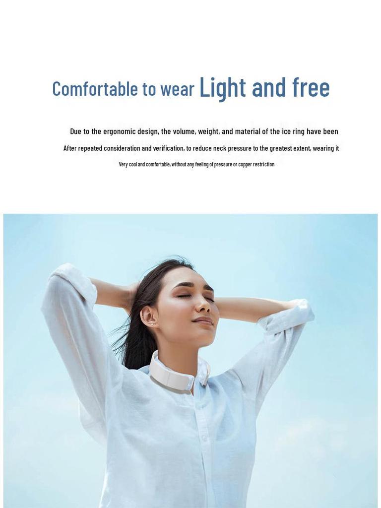Cross-Border Cooling Neck Pillow: Summer Heat Relief with Ice Pack - Hot Seller