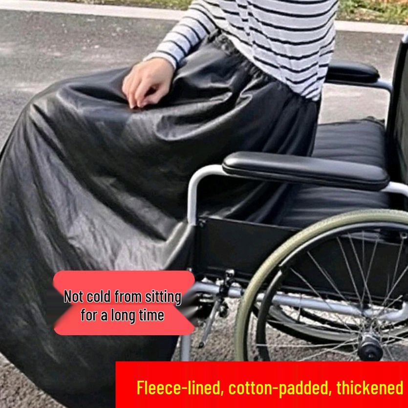 Windproof Wheelchair Travel Blanket - Winter Leg Warmer for Elderly