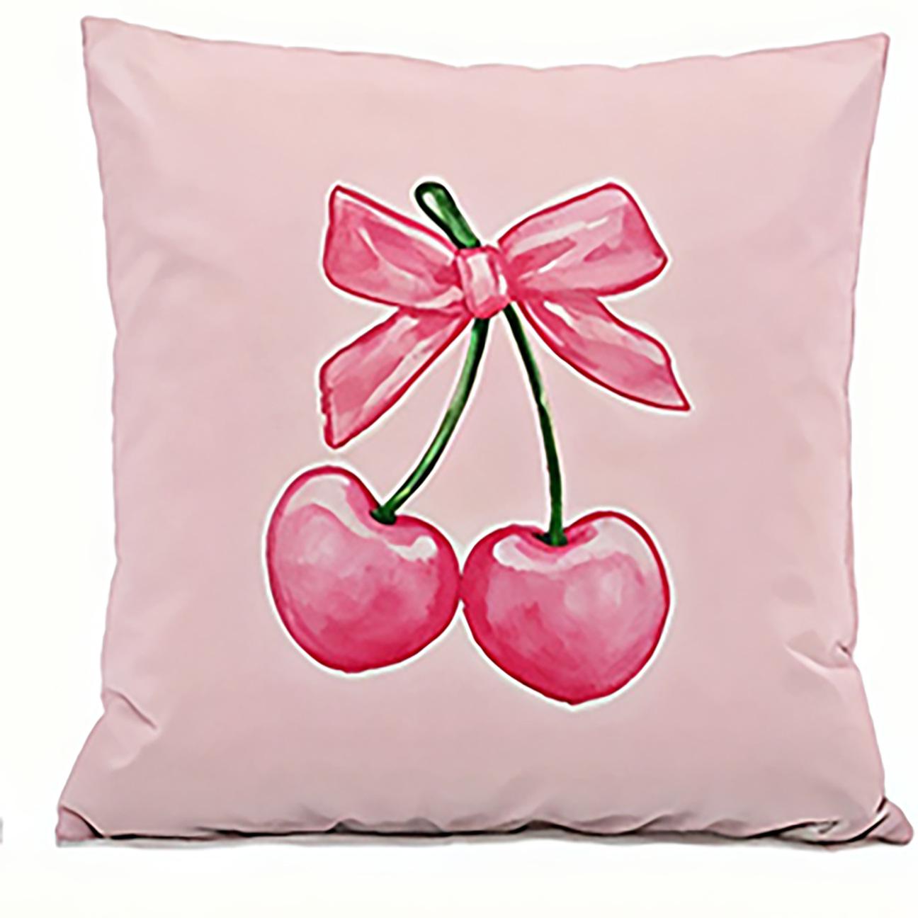 

Синяя Розовая Вишня и Бант Наволочка для Домашнего Декора - Спальня, Гостиная, Чехол для Подушки на Диван Bow Pillowcase x11