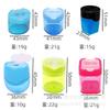 Colorful Double-Hole Rotary Pencil Sharpener for Art Students and Kids
