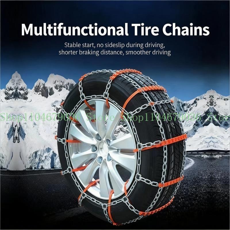 652F Easy To Apply Rubber Grip Strap For Vehicles Features Rapid Setup And Practical Construction Snow Cha for Muddy Roads