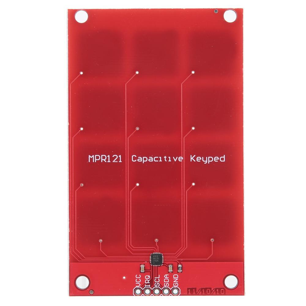 3.3V Capacitive Touch Keypad 12 Buttons MPR121 Controller Keyboard  Electronics Projects