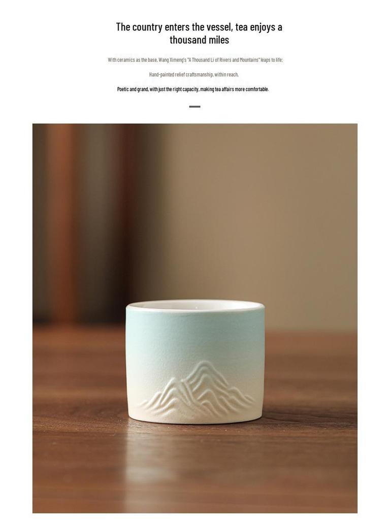 Kung Fu Tea Set: White Porcelain & Ceramic Teacups, Mutton Fat Jade Master Cup, Tea Bowl Set Gift