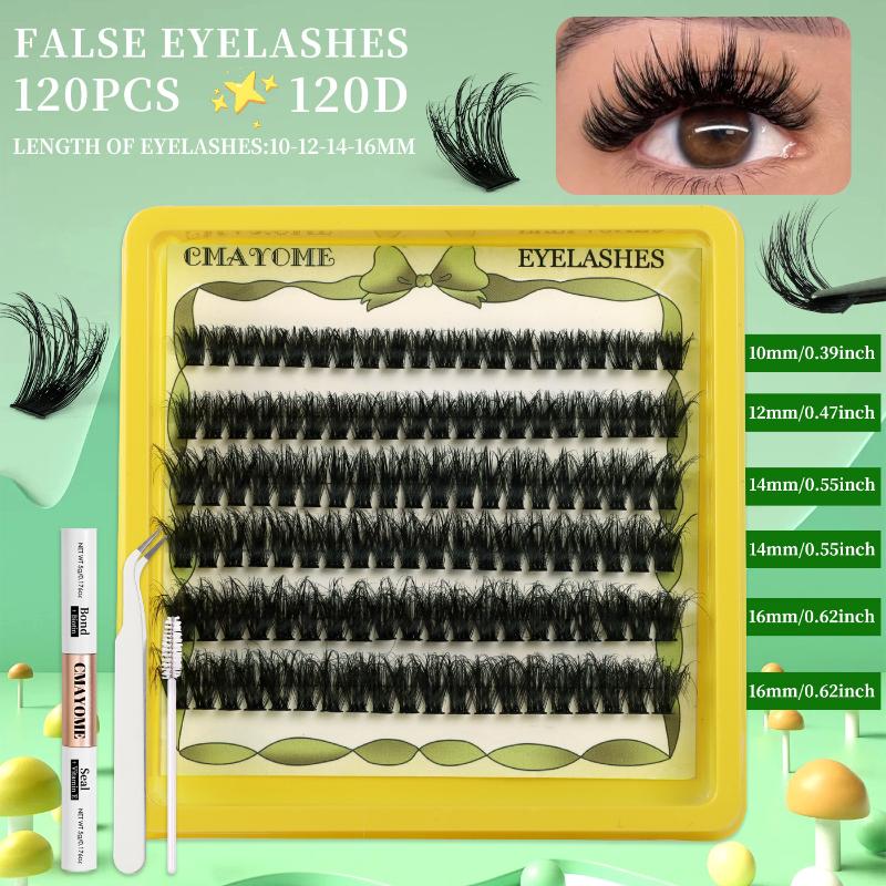 Exclusive Eyelash Extension Kit with Lash Bond and Clusters for Defined Lashes