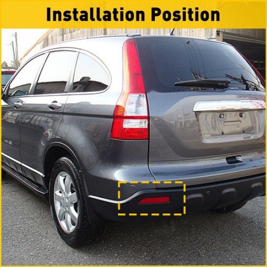 2er-Set Linke Fahrerseite Hinterer Stoßfänger Reflektor Leuchten Lampen Heck Für Honda CRV CR-V
