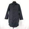 Stand Collar Coat Dark Navy Men L Spring Long Coat Jumper cBH552
