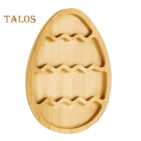 

Деревянный поддон для конфет, орехов, фруктов, поднос для сервировки, кролик, овальная форма, пасхальная тарелка, дубовая деревянная бижутерия, контейнер для поделок C