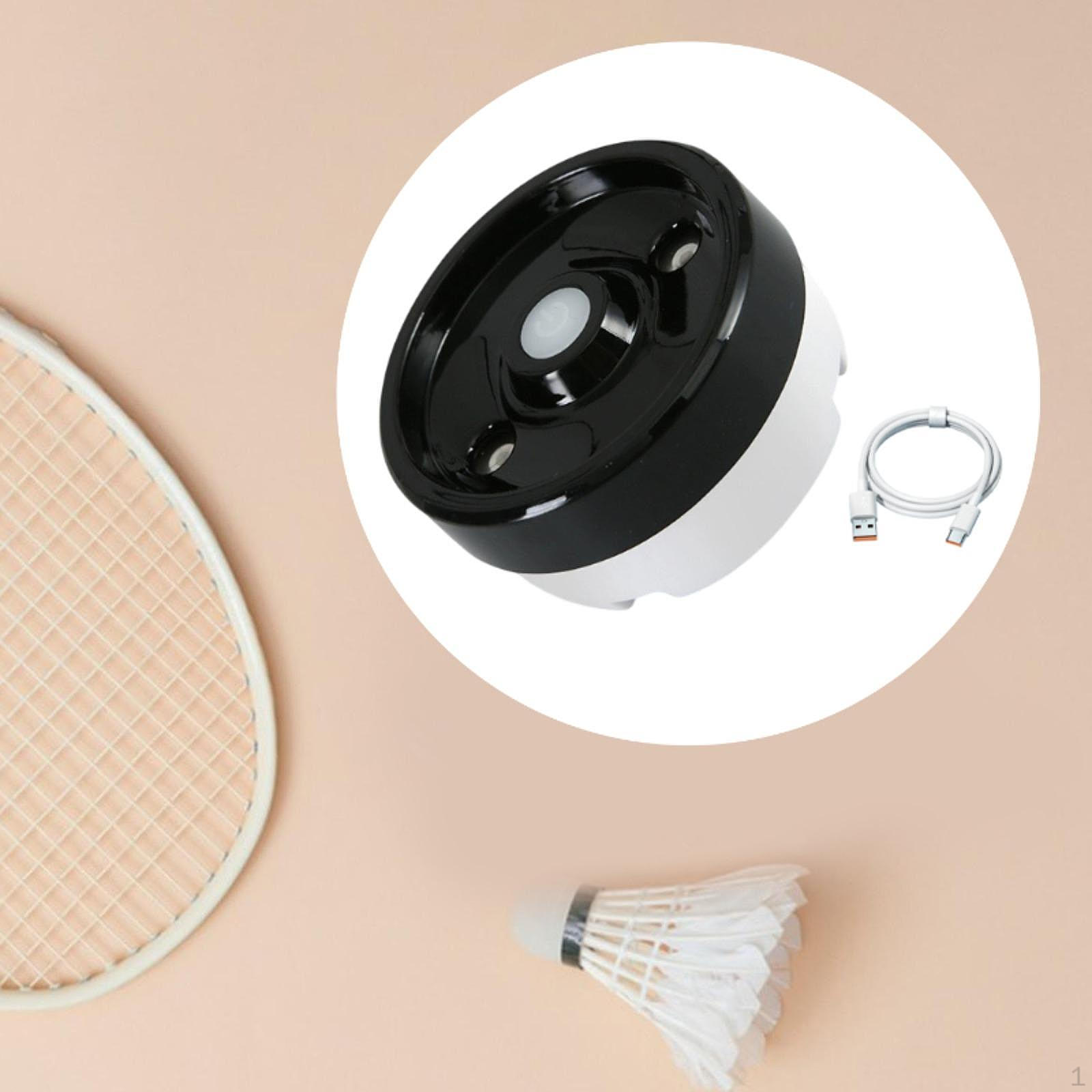 

Увлажнитель для бадминтона Практичный чехол для увлажнителя портативной трубки для хранения птичек Black White