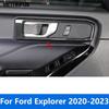 Interior Accessories For Ford Explorer     Carbon Fiber ide Door Handle Bowl Cover Trim Sticker Car Styling