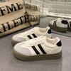 Autumn Student Leather German Training Shoes New Platform Retro Casual Sports Shoes
