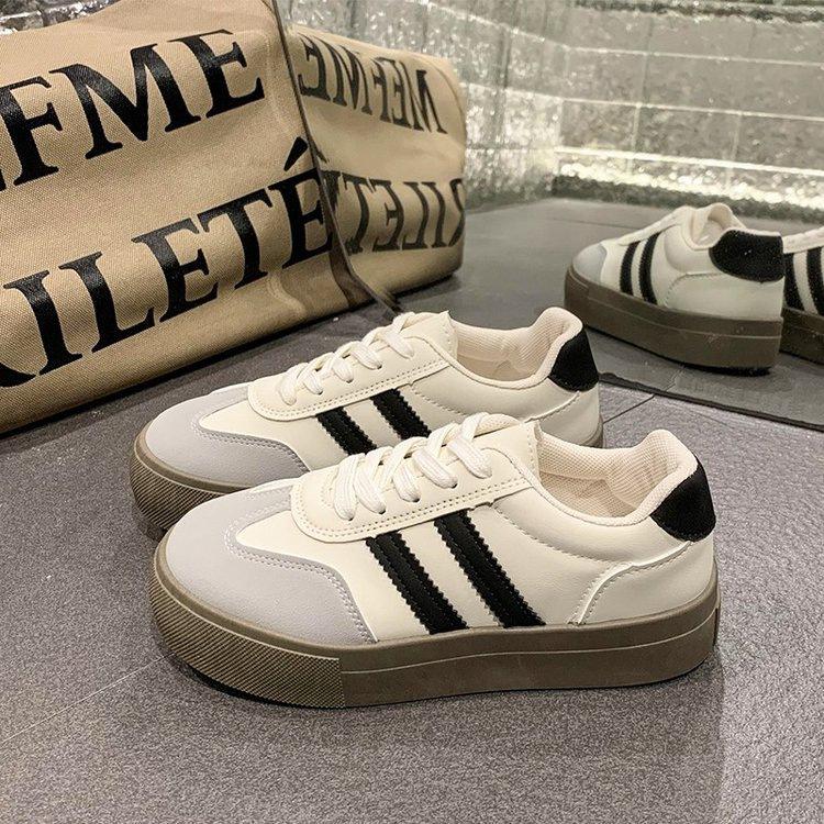 Autumn Student Leather German Training Shoes New Platform Retro Casual Sports Shoes