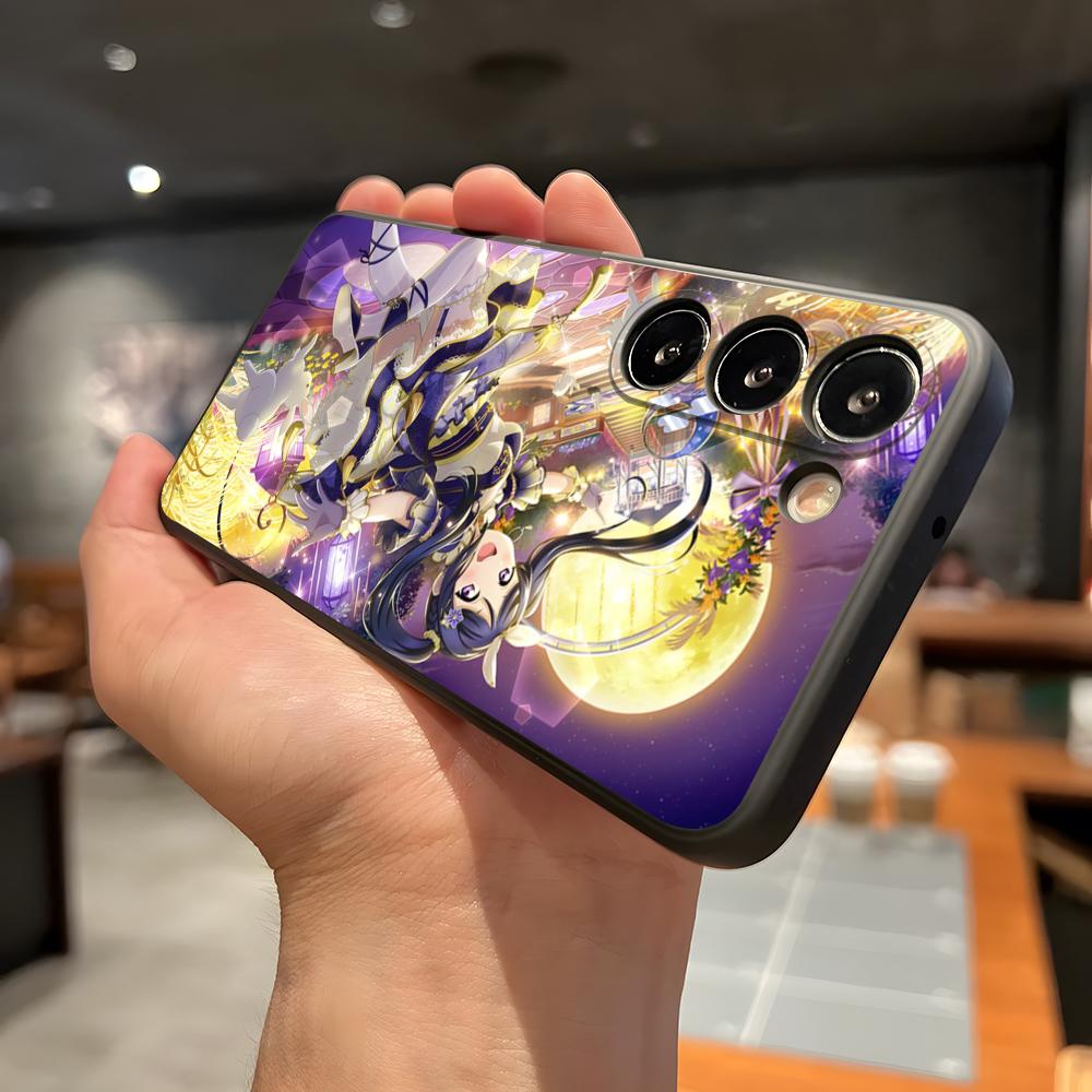 Love Live Anime Phone Case For Samsung A56 A36 A26 A16 A15 A25 A35 A55 A14 A34 A24 A54 Black Soft Shell