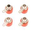 20Pcs 4mm Banana Jack Socket Mixed Colors ABS Material Panel Mount Connectors Fire Retardance Durable Test Probes Connector