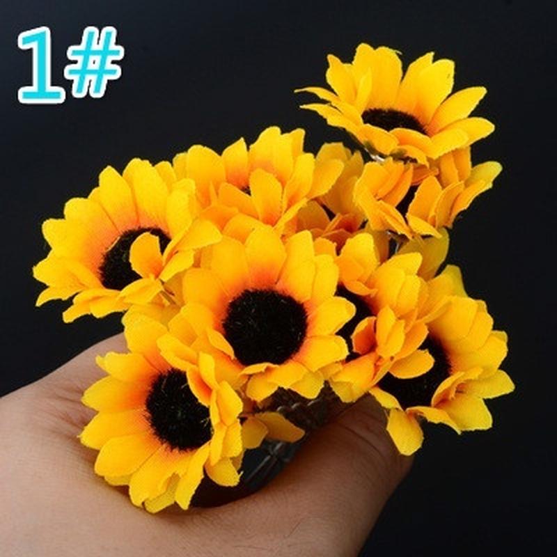 

2 шт., заколка для волос в стиле бохо с цветком ромашки, заколка для волос, аксессуары для заколки для волос 1