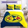 3pcs Duvet Cover Set (1*Duvet Cover + 2*Pillowcase, Without Core), Club America Print Soft All‑Season Bedding Set, Home Bedroom Decor Gift