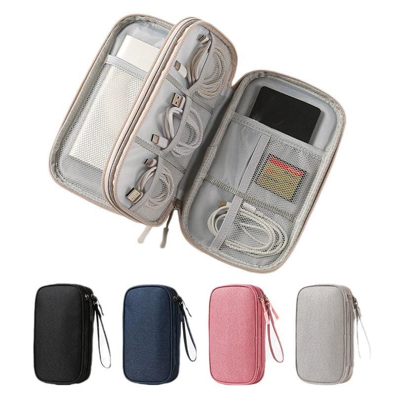 Tragbare Reise-Kabeltasche Digitale Aufbewahrungstasche Ladekabel Datenkabel USB-Tasche Organizer Wasserdichte Elektronikzubehör-Aufbewahrungstasche