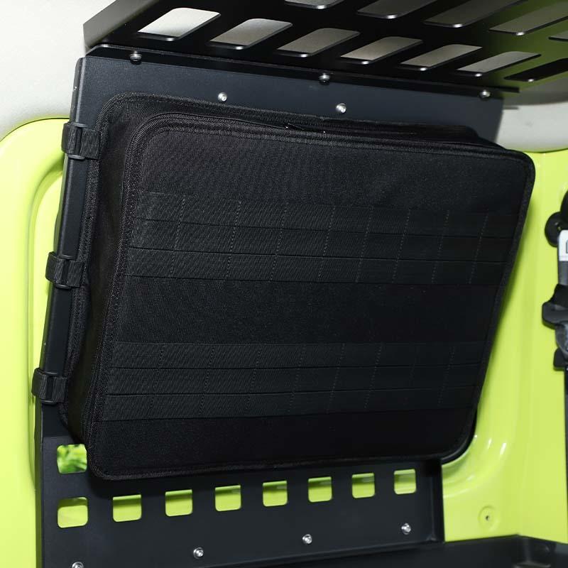 Zavazadlový prostor Rozšiřte úložný stojan Organizér zadních výklopných dveří Úložná taška vhodná pro Suzuki Jimny 2019 Up Ukládání Úklid