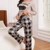 Wind Love Letter Printing Loungewear Set Long Sleeves Trousers Four Seasons Comfortable Pajamas