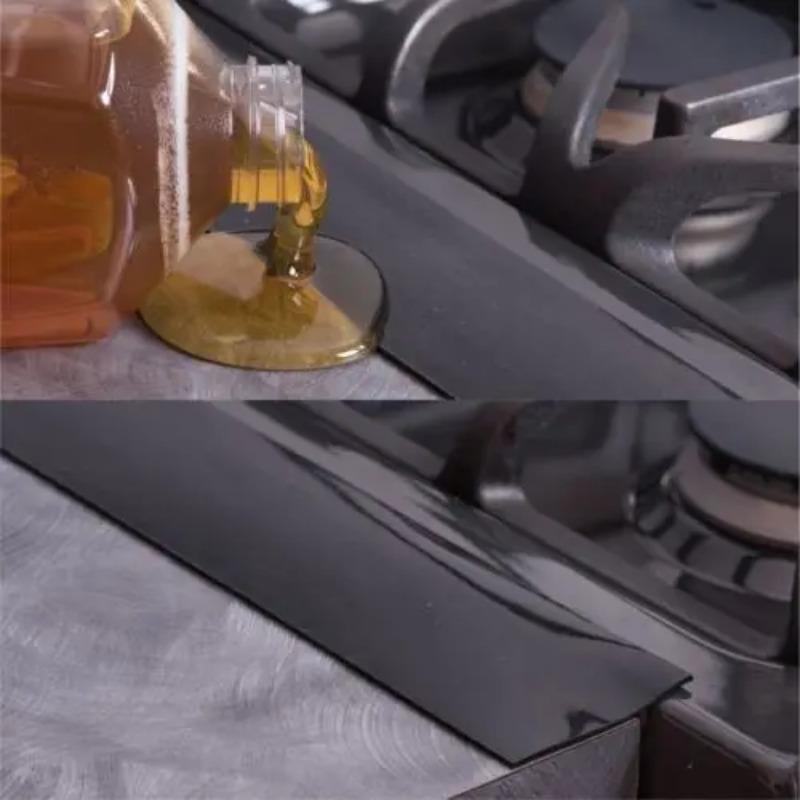 Silicone Kitchen Stove Counter Gap Cover Long & Wide Gap Cap 2 Pack Seals Spills