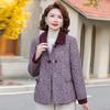Women's Plus Velvet Wool Blend Winter Jacket