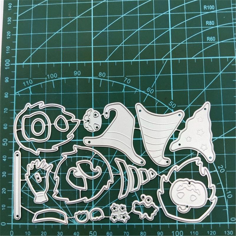 Metal Cutting Dies Christmas Santa Scrapbooking Decorative Embossing Paper Cards