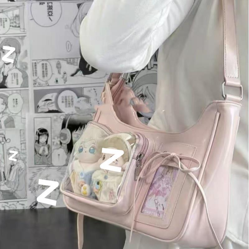 Anime Puppe Ita Tasche - Stilvolle Einzel-Schulter Crossbody für den täglichen Weg zur Arbeit