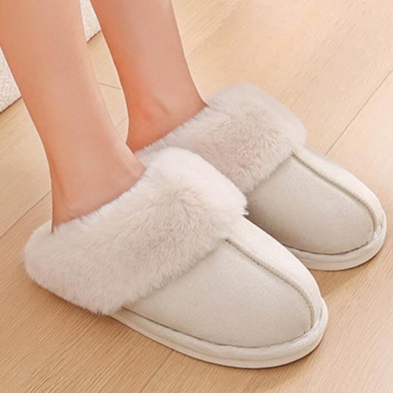 

Мягкие зимние меховые тапочки, легкие и приятные на ощупь SIS-683 Fur Slippers