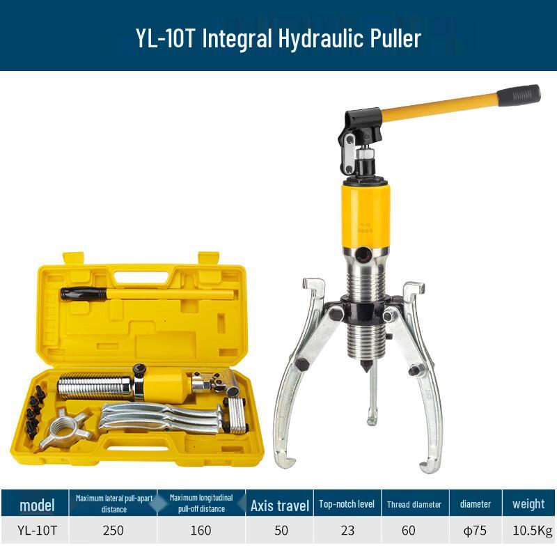 

Beyou YL 10-Ton Hydraulic Bearing Puller CN plug (adapter included)