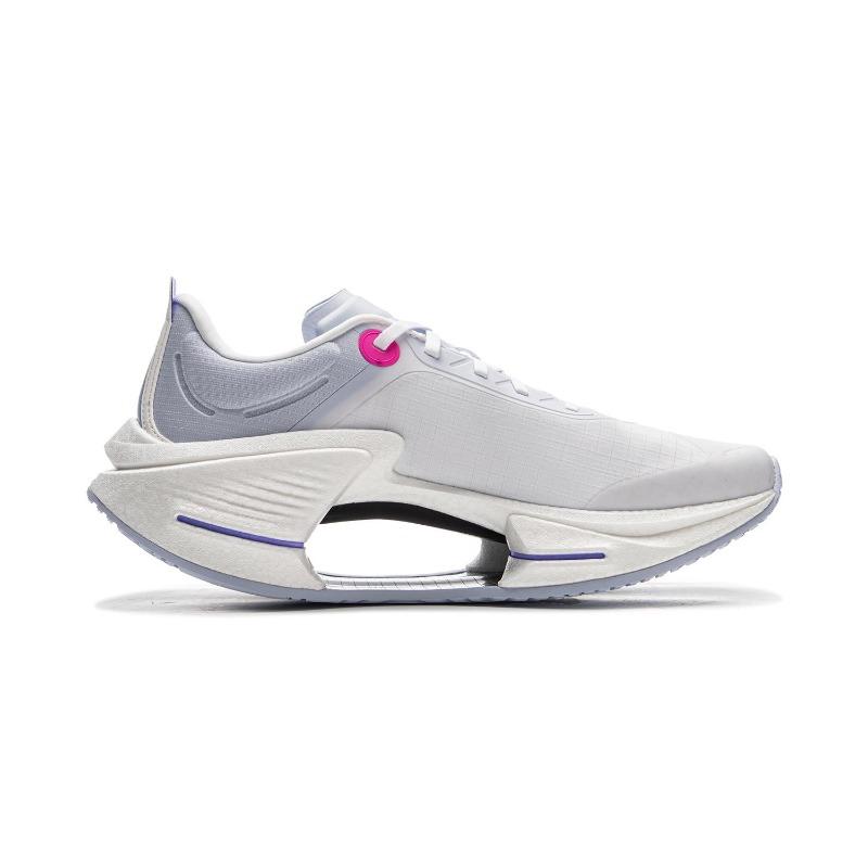Li-Ning Jueying 3 ESSENTIELLE Herren Niedrige Renn-Laufschuhe Weiß Lila ARRV003-1