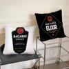 Spirituosen B-Bacardi-i Kissenbezug Quadratisches Kissen Schlafzimmer Sofa Freizeit Komfortkissen Auto Wohnzimmer Heimdekoration