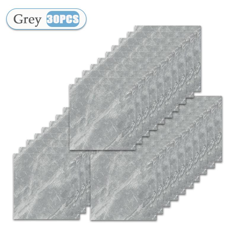 10-50PCS Marble Style Floor Stickers Thickened Self-adhesive Flooring Wear-resistant PVC Flooring Stickers Household Floor Mats