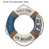 Marine Mittelmeer Familie Adorment Rettungsring Wandbehang Dekorationen Bar Wohnkultur Requisiten Nautischen Rettungsring Hochzeit Handwerk