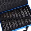 170pcs HSS Engineering Drill Set 1   10mm Precision 4241 High Speed Steel with Case