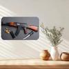 Vintage Metal Tin Sign AK Rifle Military Wall Art for Man Cave Bar Garage