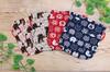 Made In Cotton Drawstring 16 X Small Japanese Red [Kyosuke] Japan, 100% Bag, Approx. 15.5cm, Pouch, Pattern, Nyankomon,