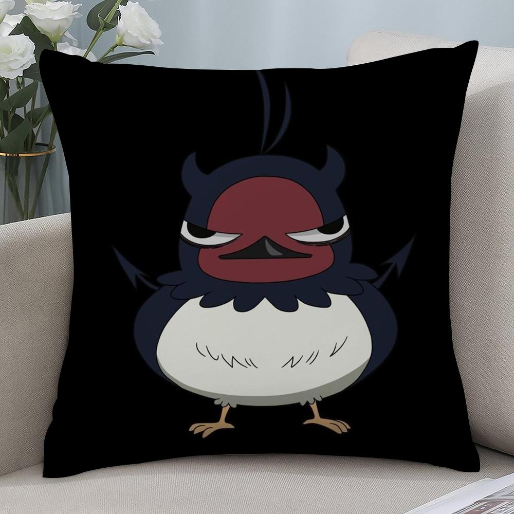 Hot Anime B-Black Clover Pillow Case Short Plush Sofa Decorative Gift Home Double-sided Printing Cushion