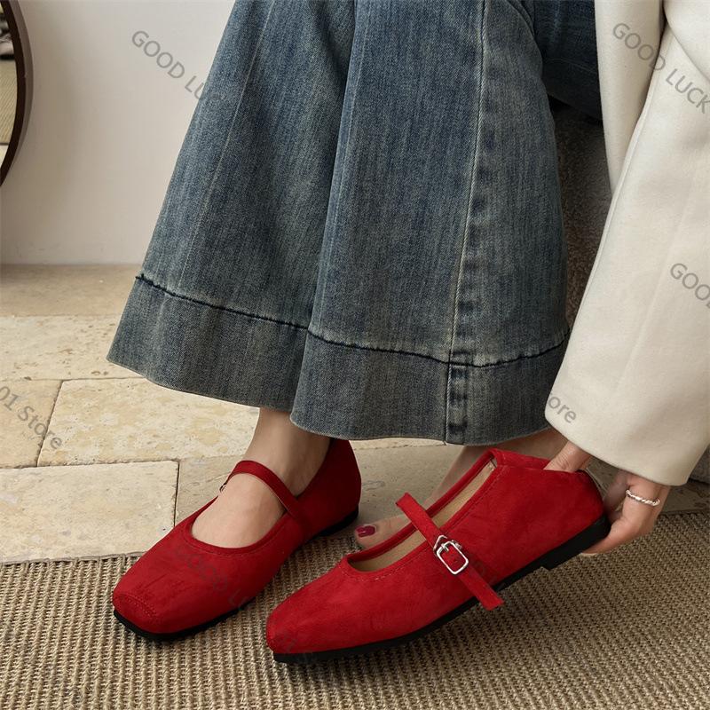 Fashion 2025 Retro Style Internal Elevation Women Mary Jane Shoes Ladies Soft Sole Dress Flats Casual Street Style Shoes